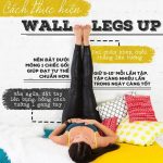 Gác chân lên tường 10 phút mỗi ngày để xả stress